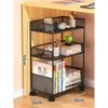 Estante de Almacenamiento de Escritorio, Estantería de Escritorio, Escritorio de Dormitorio, Estante de Almacenamiento para Escritorio de Oficina, Estante Pequeño Multicapa, Estante Organizador por Capas