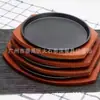 Chapa Teppanyaki Espessa Panela de Fritar Bife Estilo Ocidental Comercial Antiaderente Redonda Doméstica Ferro Fundido Fogão de Indução Chapa de Grelhar