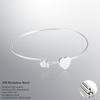 Pulsera Telescópica de Acero Color Acero Estilo Amor Europeo y Americano Transfronterizo Ajustable Suministro Independiente Estación Pulsera de Acero Inoxidable Joyería