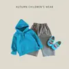 Suéter de Punto con Capucha de Color Sólido para Bebé Primavera y Otoño Estilo Coreano Suéter Pulóver con Capucha para Niños y Niñas Ropa de Abrigo Elegante
