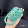 Pulsera de Plata Ojo de Gato Penetrable por Hielo Luna Blanca para Mujer Pulsera de Belleza Dorada Champagne Hielo Alto para Mujer Pulsera Gradual Ojo de Gato