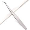 Pinzas para pestañas de acero inoxidable transfronterizas, pinzas para injerto de pestañas postizas, pinzas para floración, pinzas de delfín, pinzas de alta precisión, pinza de pluma dorada