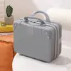 Mala de Mão Personalizada 14 polegadas Estojo de Maquiagem para Mulheres com Alça de Carrinho, Mini Mala de Senha Conveniente para Viagem