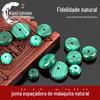 Pedras Soltas de Malaquita Natural Contas de Ábaco Espaçadores Contas Redondas Contas Superiores Contas Cilíndricas Contas de Maçã Estrela Lua King Kong Acessórios Bodhi