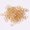 14K pack ouro soldado junta anel de cobre fechado anel mão diy fechamento Círculo colar brincos pulseira conexão anel atacado