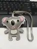 Nova Boneca Coala Bolsa de Couro Pingente Chaveiro Pingente Presente para Melhor Amiga Mochila de Nicho Bolsa Escolar Pingente Joia