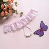 Ropa interior sexy para mujer Tanga transparente con perlas de encaje de cintura baja tentación para mujer Pantalones T lencería sexy generación de cabello