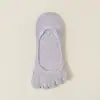 Calcetines de barco de cinco dedos para mujer, verano, algodón puro, absorbentes de sudor, resistentes al olor, calcetines cortos de boca baja, finos, antideslizantes en el talón, calcetines invisibles