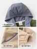 Abrigo polar infantil otoño e invierno niños y niñas abrigo infantil con forro polar chaqueta cálida con capucha marea ropa infantil al por mayor