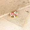 Pingente Cavalo Desenho Animado Esmalte Cavalo de Tróia Colar Pingente Luxo Leve Nicho Sensação de Alto Padrão Sem Desbotamento Acessórios de Joias DIY