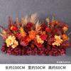 Arreglo Floral de Piso Rojo Boda Decoración con Flores Artificiales Escenario Pasillo Arreglo Floral Fondo Flores Colgantes Flores de Seda Flores Realistas Alta Simulación
