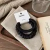 Goma para el pelo plisada de satén estilo coreano, alta elasticidad, banda elástica duradera, scrunchie para coletas, accesorio para el cabello versátil para mujeres