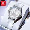 Reloj de Cielo Estrellado Dropshipping Transfronterizo para Mujer, Estilo Ins, Reloj de Dama Fresco y Sencillo, Reloj de Cuarzo Resistente al Agua 30m