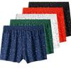 Pantalones Arrot para Hombre Algodón Floral Cómodo Transpirable Cintura Media Ropa Interior Oversized Suelto Moderno Estampado Bóxer Delgados