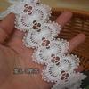 Encaje Soluble en Agua de Poliéster de Alta Calidad para Ropa, Accesorios Decorativos para Empalme, DIY Mangas de Ropa, Faldas y Pantalones, Materiales de Costura