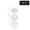 Wei Qian casa jarrón de vidrio de burbujas coreano nicho esférico hidropónico flor muebles decoración adornos accesorios de fotografía
