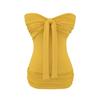 83127-25 Verano Nuevo Estilo Coreano Sexy Estilo Pura Pasión Top Tubo con Lazo Vestido Corto que Cubre la Cadera
