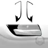 Adequado para BMW Z4 E89 2009-2016 adesivos decorativos para maçaneta da porta acessórios de modificação de interior de carro preto piano
