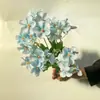 Flores Artificiales Transfronterizas, Flores de Begonia, Flores Falsas, Flores de Seda, Flores de Begonia y Hortensia, Arreglos de Mesa de Comedor, Flores Artificiales para Arreglo de Escena