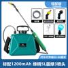 Ange Aspersor Eléctrico de Hombro de 5L con 3 Boquillas Botella Pulverizadora de Agua Aspersor con Batería de Litio para Jardinería, Riego y Pulverización de Plantas