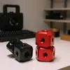 Adaptador Universal de Aleación de Aluminio 1/4 con Agujero para Tornillo 3/8 para Trípode de Fotografía, Adaptador Cuadrado de Tuerca para Micrófono