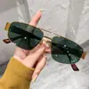 Gafas de Sol Metálicas Personalizadas para Mujer, Gafas de Sol de Doble Puente Retro Francesas de Alta Gama, Tendencia 2026 Protección UV