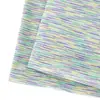 170g Hilo Floral Algodón Tipo Waffle Tela Verano Moda Ropa Infantil Camiseta Tejido Texturizado Waffle