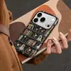 Serie de Halloween estantería libros fantasma margarita manzana 18pm funda de película esmerilada funda de teléfono iPhone15pm