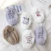 Otoño e invierno Nuevo lindo caricatura estudiante manguito protector estilo coreano anti-manchas felpa corto celebridad de internet anti-suciedad manguito protector ins moda