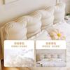 Cama colgante de tela estilo crema francesa y Ji, moderna, sencilla, ligera, de lujo, para dormitorio principal, con tecnología de franela y nube de hadas.