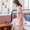 Pijamas de verano para mujer, estilo coreano, camisón de verano para mujer, de manga corta, para el hogar, para estudiantes, talla grande