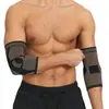 Cotoveleira de fibra de cobre, suporte de cotovelo de compressão respirável tricotado com íons de cobre para homens e mulheres, adequado para basquete, vôlei e esportes de fitness, atacado