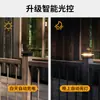 Lámpara solar para césped de villa exterior, lámpara para cabeza de poste, lámpara con sensor para pared de valla, lámpara de paisaje para parque, lámpara decorativa para jardín