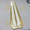 Manijas de Puerta Grandes Personalizadas para Hotel, Manijas de Puerta Doble para Salón de Banquetes, Manijas de Puerta de Forma Irregular con Piedra Incrustada, Manijas de Puerta de Cobre Antiguo para Habitaciones Privadas