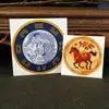 Moneda de Cobre Nueva Tortuga Dorada Dragón Verde Resolución Dios de la Riqueza Tener Dinero Inmediatamente Adhesivo Decorativo para Parte Trasera del Teléfono con Adhesivo
