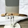 Chapéu de Coco Elegante da Moda Estilo Coreano Cinto Decorativo Combinação Casual Cinto Fino Novo Estilo Feminino Simples Versátil Estreito Sensação de Alto Padrão