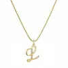 Nuevo Cadena de Serpiente de Aleación Creativa Simple con Incrustaciones de Diamante Cadena para Clavícula Dorada para Mujer