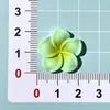 Acessórios de Resina Plumeria Cor Sólida Gradiente Frescos DIY Grampos de Cabelo Cola de Creme Capas de Celular Charms para Sapatos
