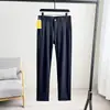 Suave e Fresco, com Sensação Gelada, Calça Casual de Moda Versátil Masculina Repelente à Água com Elasticidade nas Quatro Direções para o Dia a Dia