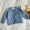 Aimobeibei Conjunto de Tres Piezas Cálido Engrosado de Tres Capas para Niños y Niñas, Chaleco Interior para Uniforme Escolar, Chaqueta de Algodón, Pantalones de Algodón, Acolchado Cálido