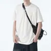 Camiseta Roman de Manga Curta Lyocell Natural Fresca de Verão 2026 para Homens e Mulheres, Camiseta Trendy de Seda Gelada de Secagem Rápida e Peso Pesado