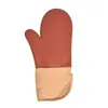 Nuevos Guantes de Silicona Más Algodón para Horno de Microondas Anti-quemaduras Guantes de Cocina Horneado Barbacoa Guantes de Aislamiento