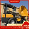 Transporte de concreto de engenharia de tombamento dianteiro de quatro rodas e trampolim, despejo hidráulico, partida elétrica, veículo de canteiro de obras