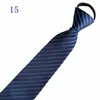 Venta al por mayor del fabricante Corbatas Rojas con Cremallera para Hombres y Mujeres, Vestimenta Formal de Negocios para Novio, Boda Estilo Coreano Corbata Rayada Perezosa Sin Corbata