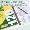 Papel Fino y Crujiente Recargable para Cuadernos de Hojas Sueltas Desmontables sin Desgarros, Papel Fino y Crujiente para Cuadernos de Estudiante de Comercio Exterior
