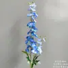 Flores Artificiais Azuis para Casamento Flores Falsas de Teto Decoração de Casamento Parede de Flores Arranjo de Flores de Chão para Casamento Materiais para Arranjo de Flores de Seda