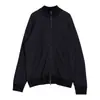 Chaqueta suéter gruesa de lana premium para hombre, estilo simple de otoño e invierno, abrigo largo de lana de alta gama para hombre de negocios estadounidense