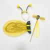 Fábrica spot transfronteriza produce traje de abeja amarilla para niños, disfraces para presentaciones, alas, accesorios para presentaciones