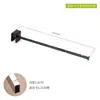 Estante de Exhibición para Lencería de Tienda de Ropa, Perchero para Ropa, Estante de Pared, Perchero de Pared, Barra de Bambú Engrosada