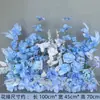 Novos Adereços de Casamento Arranjo de Flores de Chão Flores Artificiais Arranjo de Flores Vermelhas Decoração no Local Decoração de Casamento Arranjo de Flores para Passarela